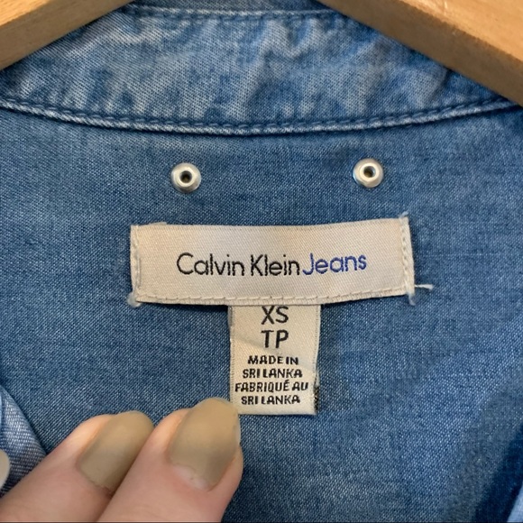 Calvin Klein | Denim Button Up Shirt - Picture 14 of 15